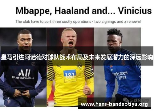 皇马引进阿诺德对球队战术布局及未来发展潜力的深远影响